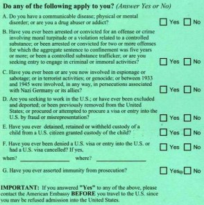 Le domande grottesche cui si trova a rispondere chiunque viaggi negli USA.